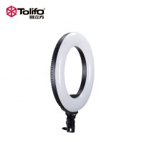 Factory Supplier Remote Controlled Bi Color 14 inch circular led rings lamp video Photography circle light